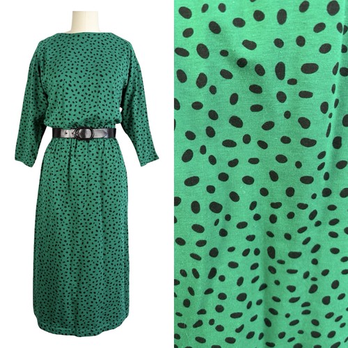 Abito vintage anni - , verde