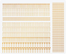 1440 Pad Strips Punti Di