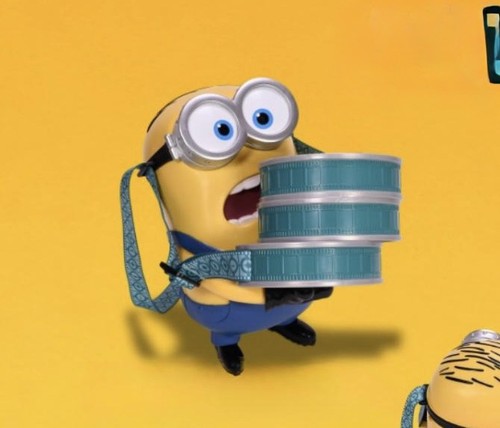 Minions pop corn - corn, bucket