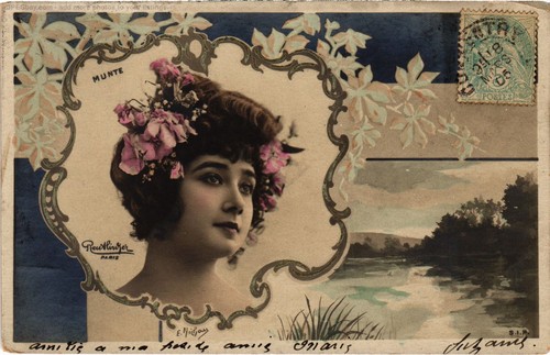 Cpa munte theatre star - munte,
