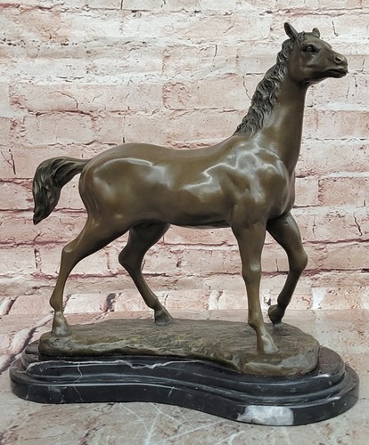 Scultura cavallo arabo in - di,