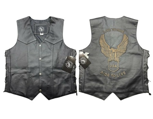 Giubbotto pelle uomo biker