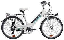 BICI TORPADO ELETTRICA T260 CITY BIKE VENUS 26" ALLUMINIO EBIKE UNISEX 7V BIANCO
