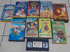LOTTO 10 VHS VIDEOCASSETTE ORIGINALI DISNEY ITA 🇮🇹 Anni 90/2000