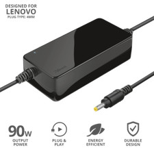 Trust Nexo Caricabatteria x laptop da 90W x Lenovo 4mm Alimentatore Pc Portatile