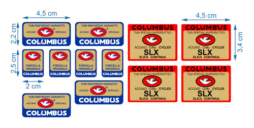 Columbus decalcomanie adesivi - columbus,