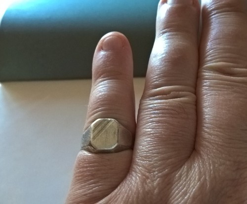 Anello argento con - anello,