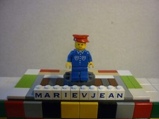 Lego train machiniste - train, :