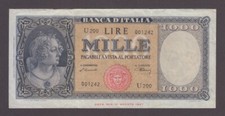 ITALY P.88a-1242 1000 LIRE