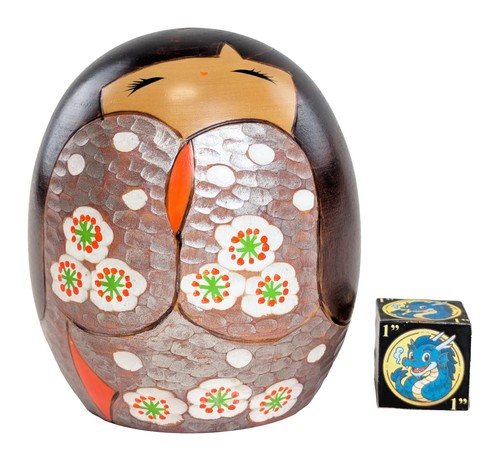 Bambola kokeshi creativa - kokeshi,