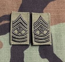 US Army SGM/E9 Rank (2) BDU