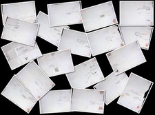 (Z1) LOTTO 20 PREFILATELICHE SCIACCA, GIRGENTI/SANBUCA, PALERMO/CORLEONE, GENOVA