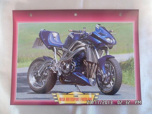 Carte fiche moto hesa - carte,