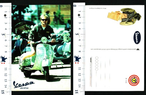 Vespa life style - style, cartolina