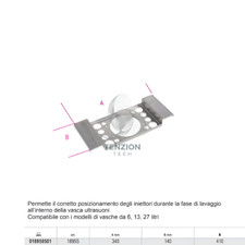 Supporto Regolabile Per Vasche Ultrasuoni Beta 1895 - Beta 1895/S