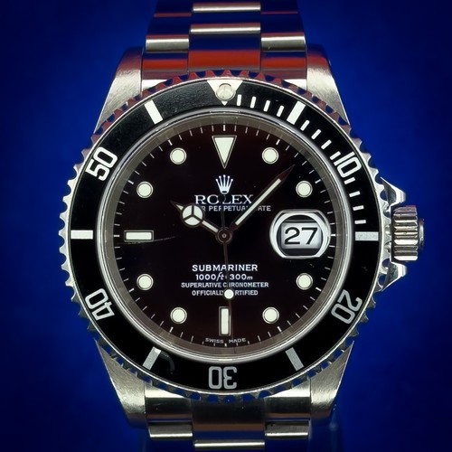 Rolex submariner 16610 silver - rolex,