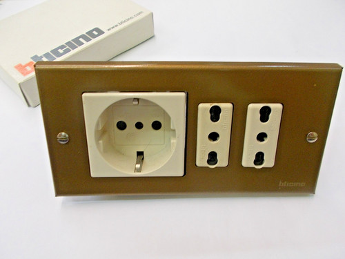 Bticino magic placca 504 43br - magic, 504/43br