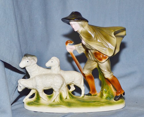 Figura ceramica pastore - di,