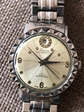 SICURA VINTAGE WATCH, OROLOGIO DA POLSO RARO E INSOLITO QUADRANTE 23J 35mm