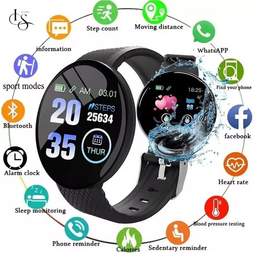 Smartwatch nero fitness - smartwatch, touch