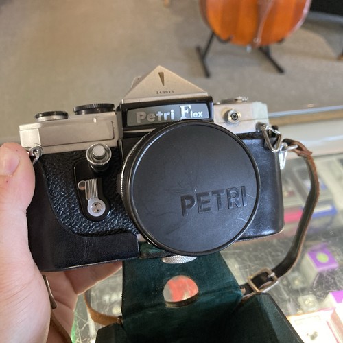 Petri flex silver fotocamera - v,