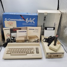 COMMODORE 64c COMPUTER + 1541c
