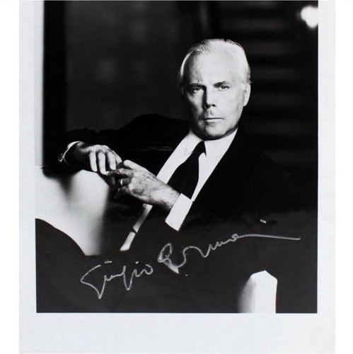 Giorgio armani foto firmata - foto,
