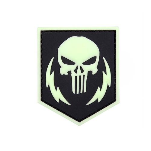 Patch teschio infedele gomma