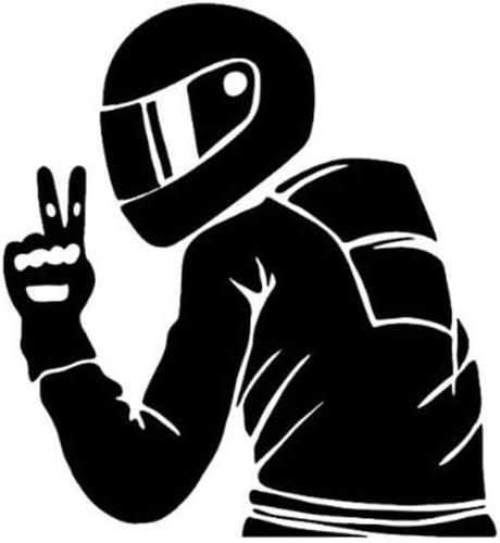 Biker respect decalcomania - -,