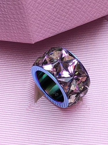Anello cocktail swarovski - anello,