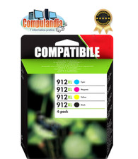 Compatibile HP 912 XL - Kit 4 Cartucce - CHIP ANTI-UPGRADE FIRMWARE