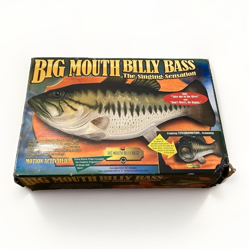 Vintage big mouth billy bass - big,
