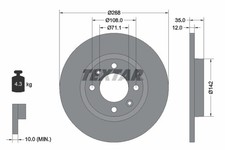 2 dischi freno 92325903 Textar