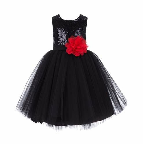 Abito bambina fiori maglia
