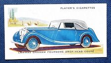 LAMMAS GRAHAM COUPE   Vintage 1930's Card  LE02M