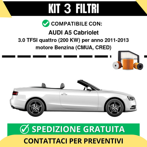 Kit filtri risparmio - 3, per