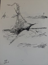 Disegno a inchiostro su carta