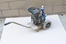 MOTOPOMPA PER ACQUA CARRELLATA marca CM motore a miscela