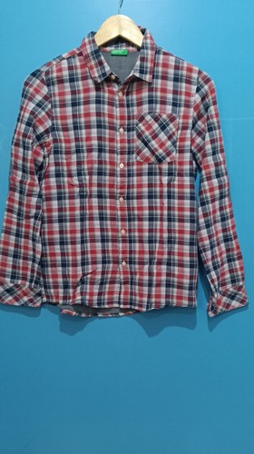 Camicia quadri benetton - a,
