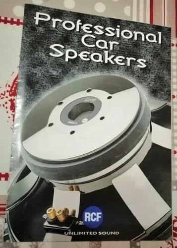 Catalogo brochure rcf depliant - brochure,