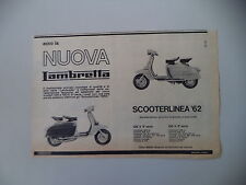 advertising Pubblicità 1962 LAMBRETTA LI 125/150