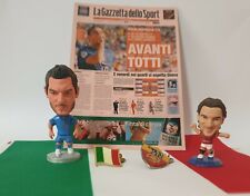 Super lot 6 gadget TOTTI Italia Roma Action figure no Corinthian - 2 pin - flag