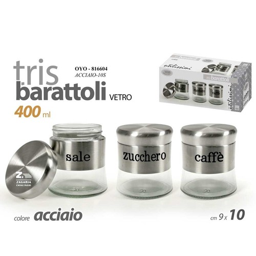 Set tris barattoli cucina - set,