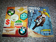 ALBUM figurine MOTO 72 IL MONELLO COMPLETO NO CALCIATORI PANINI MIRA LAMPO EDIS