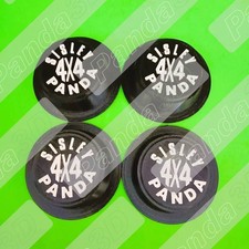 4 COPRIMOZZO FIAT PANDA 141 4x4 SISLEY - logo rilievo Avorio BORCHIE BORCHIETTE