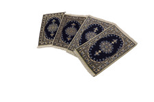 4 x Tappeto orientale annodato