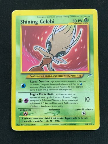 Pokemon tcg shining celebi neo - shining,