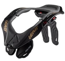 COLLARE PROTEZIONE COLLO NECK BRACE CROSS ENDURO LEATT GPX 5.5 STEALTH TG L/XL