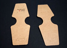 20pz cartoncini etichette x collana,bracciale,porta orecchini 12x4,5cm handmade 