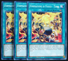 Playset 3X : FORMAZIONE DI FUOCO - TENKI in Italiano SR14-IT029 Comune YUGIOH